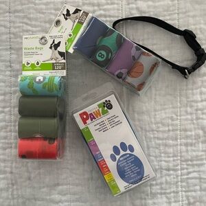 Everything needed to walk your dog except the leash!